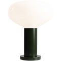 FLO OPAL GLASS ORB LARGE TABLE LIGHT MOSS GREEN - DYKE & DEAN