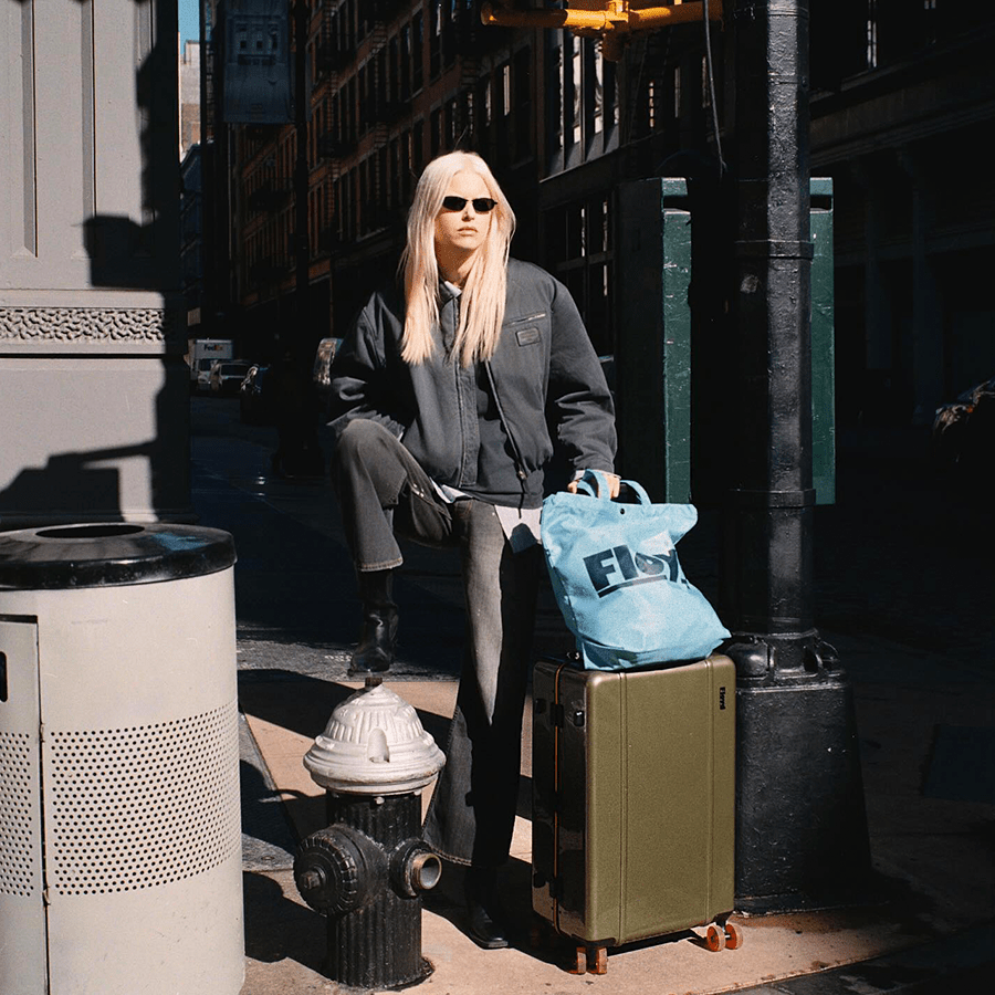 FLOYD CABIN TRAVEL CASE VEGAS GREEN - DYKE & DEAN