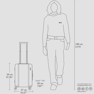 FLOYD CABIN TRAVEL CASE VEGAS GREEN - DYKE & DEAN