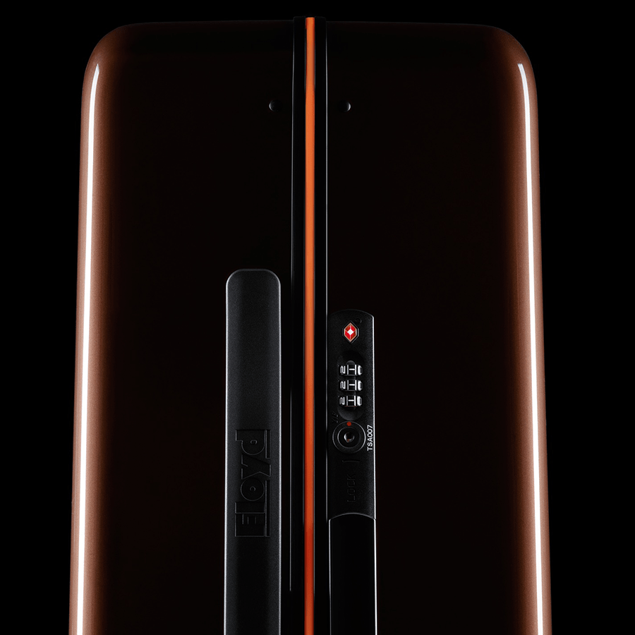 FLOYD CHECK IN TRAVEL CASE BRONCO BROWN - DYKE & DEAN