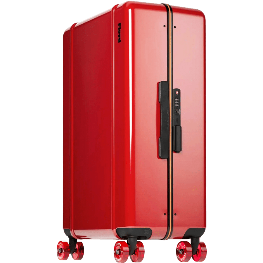 FLOYD CHECK IN TRAVEL CASE RED - DYKE & DEAN
