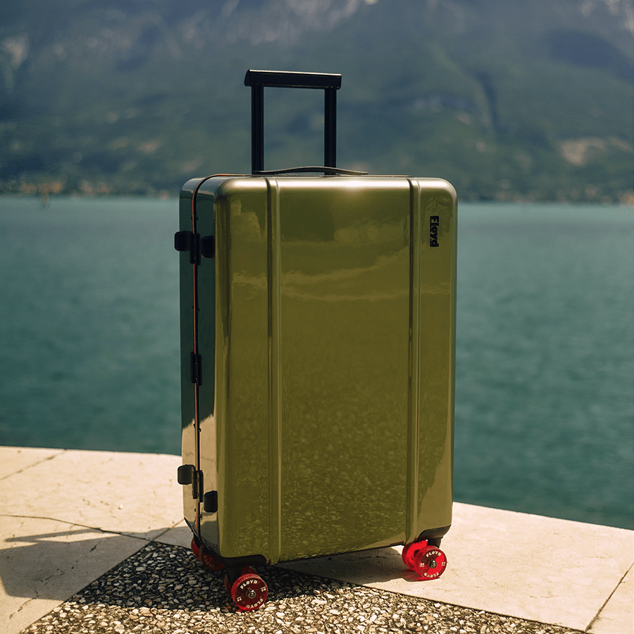 FLOYD CHECK IN TRAVEL CASE VEGAS GREEN - DYKE & DEAN