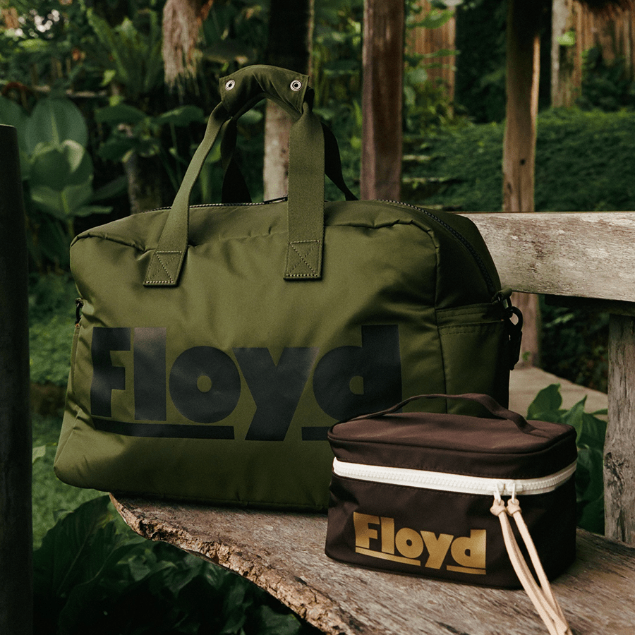 FLOYD WEEKENDER BAG GATOR GREEN - DYKE & DEAN
