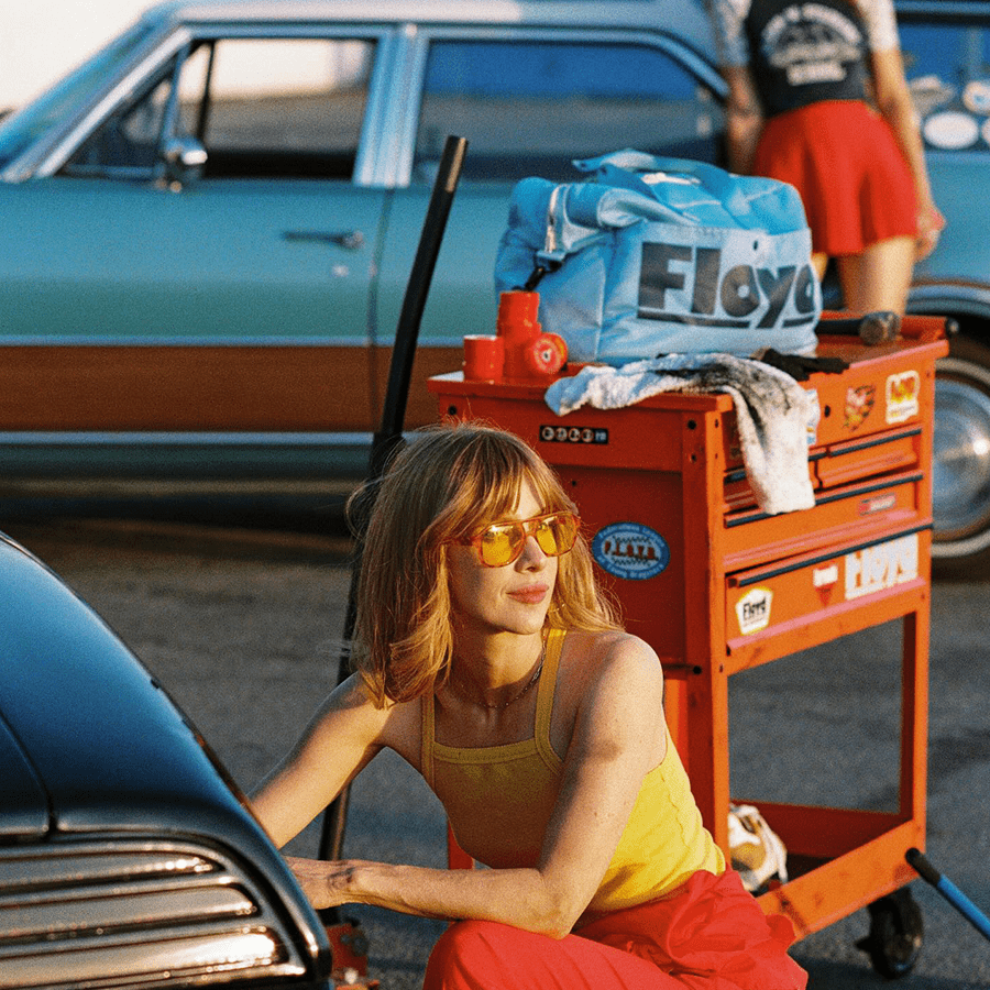 FLOYD WEEKENDER BAG HOLLYWOOD PINK - DYKE & DEAN