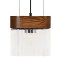FLUMINA PENDANT LIGHT WOOD - DYKE & DEAN