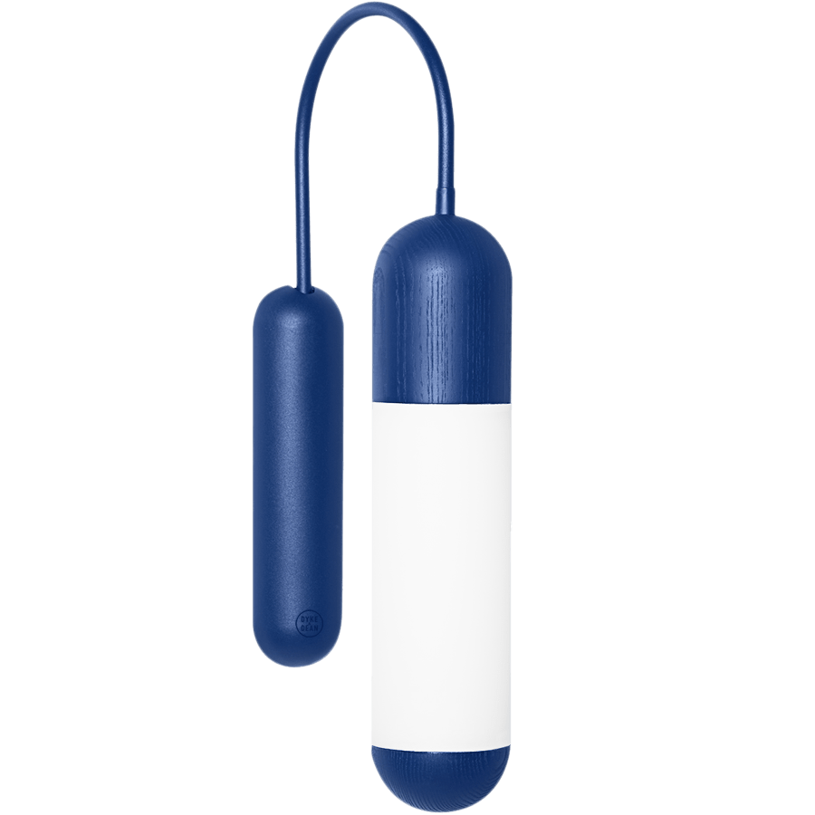 FUNSUI PILL WALL LIGHT TUBE BLUE - DYKE & DEAN
