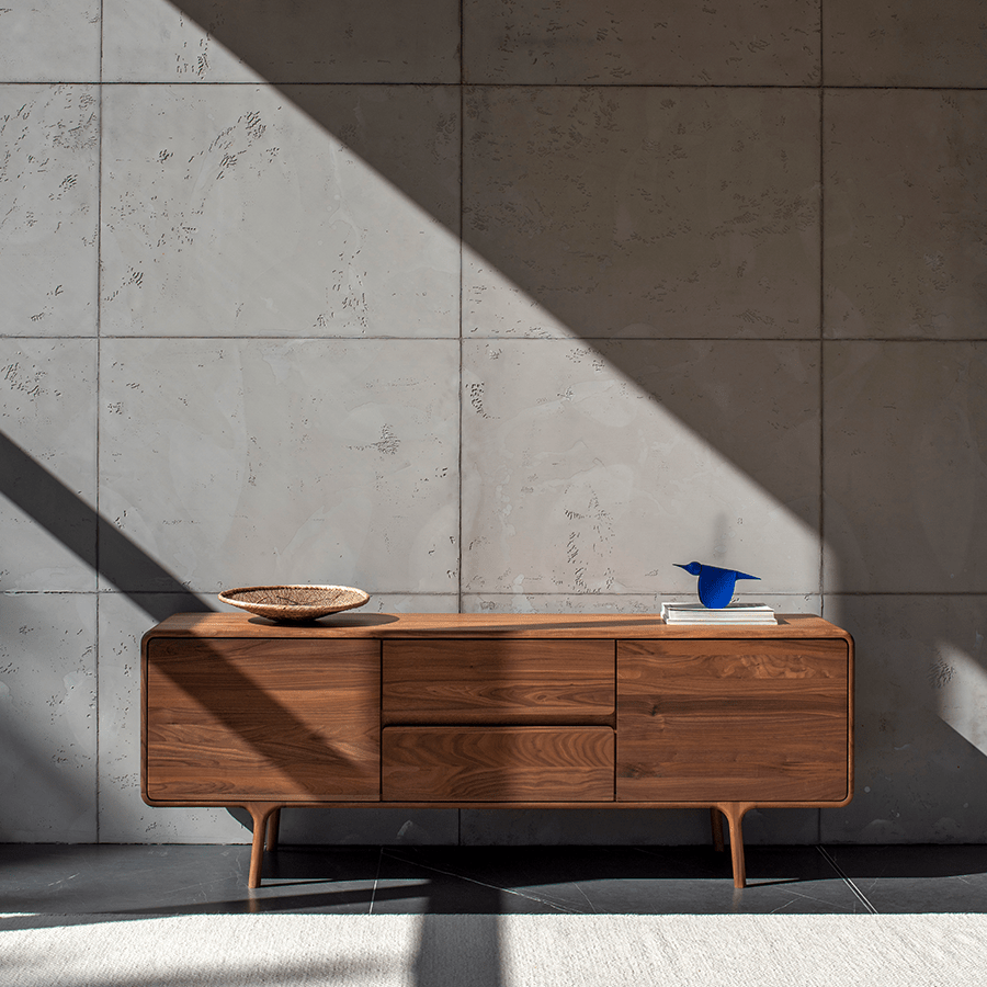 GAZZDA FAWN SIDEBOARD WALNUT 180 - DYKE & DEAN
