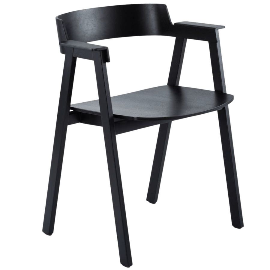 GAZZDA OAK FLIP CHAIR BLACK - DYKE & DEAN