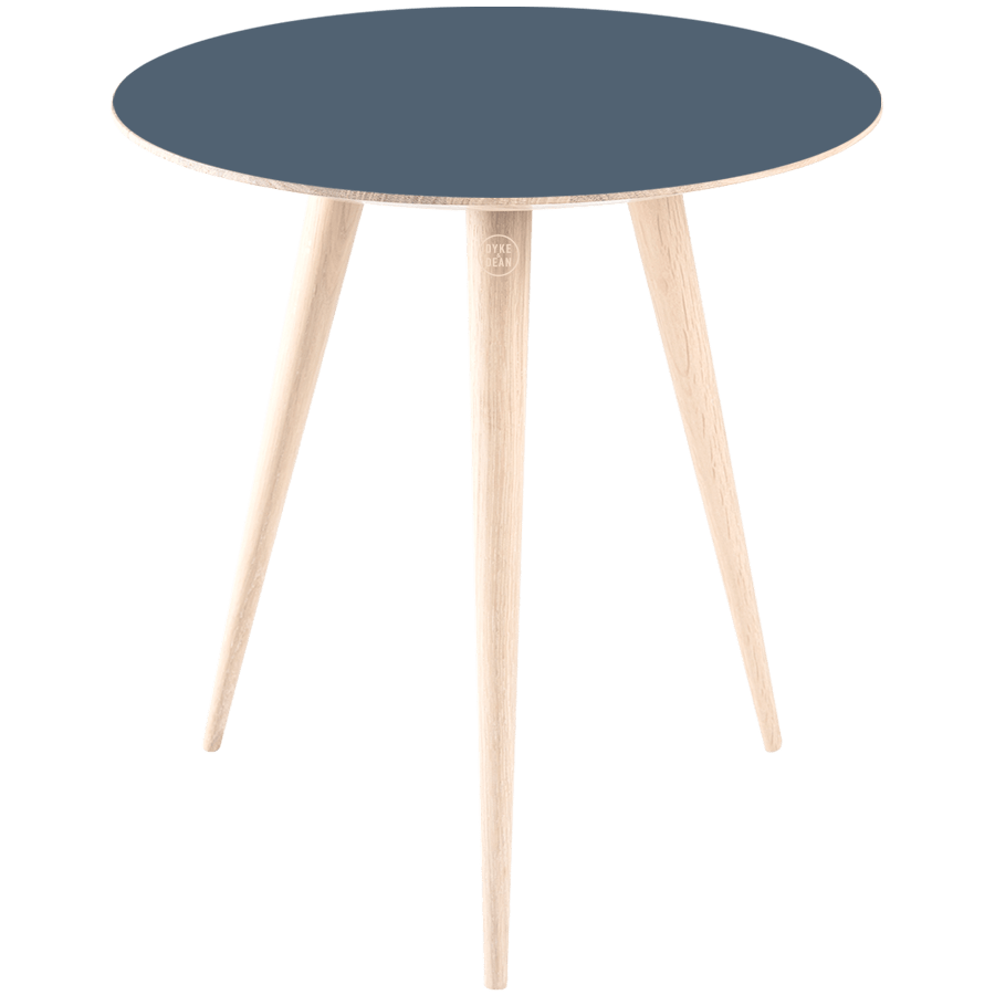 GAZZDA ROUND ARP TABLE WHITE OAK 45CM - DYKE & DEAN