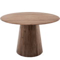 GAZZDA ROUND MUSHROOM DINING TABLE WALNUT - DYKE & DEAN