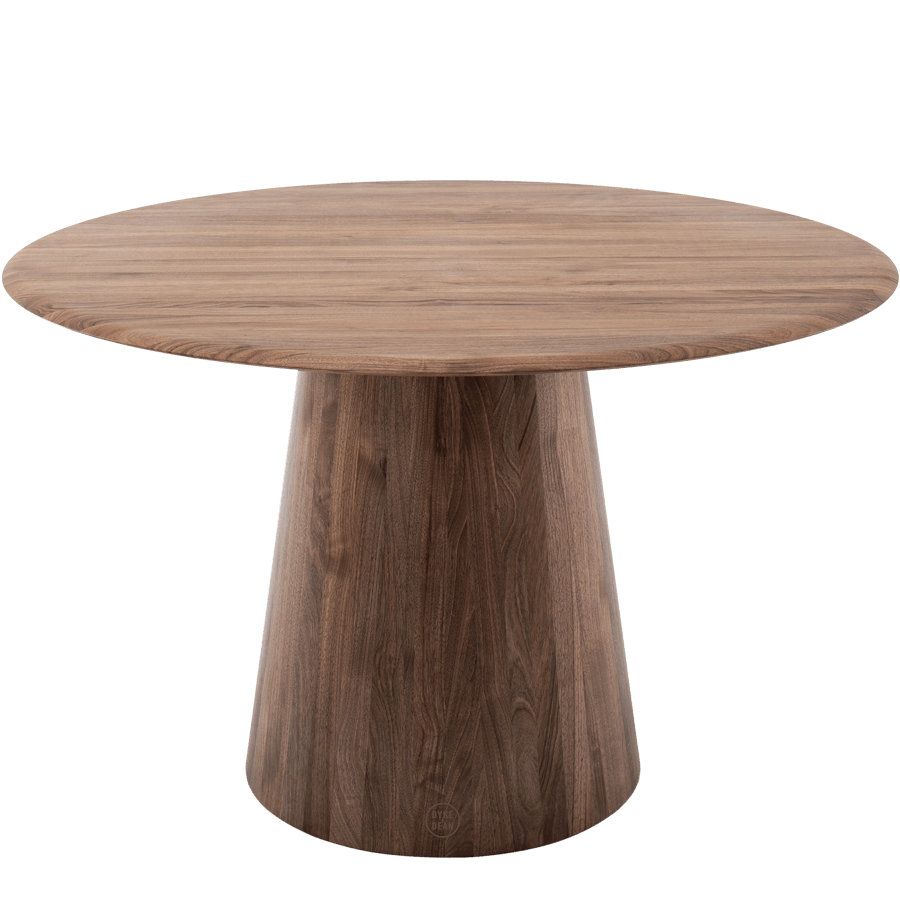 GAZZDA ROUND MUSHROOM TABLE 80 WALNUT - DYKE & DEAN