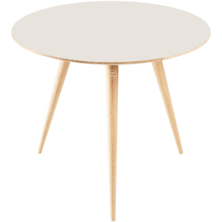 GAZZDA ROUND STAFA TABLE NATURAL OAK 90CM - DYKE & DEAN