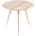 GAZZDA ROUND STAFA TABLE WHITE OAK 90CM - DYKE & DEAN