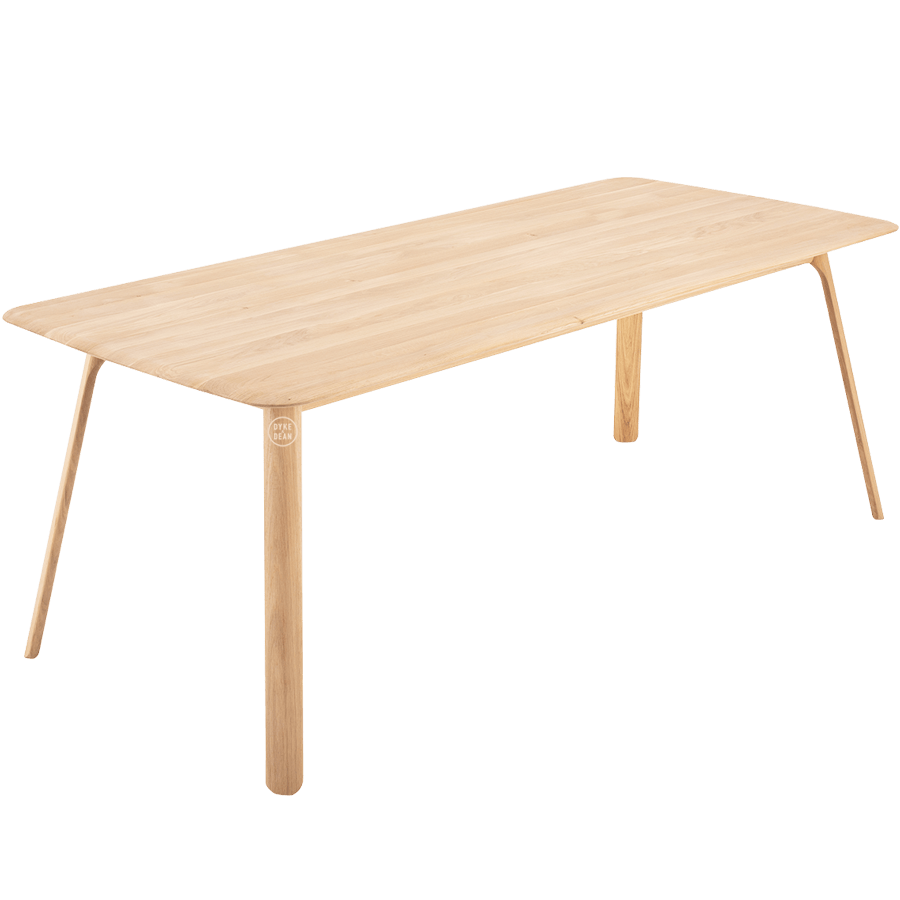 GAZZDA TESKA OAK DINING TABLE 200 X 90 - DYKE & DEAN