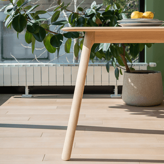 GAZZDA TESKA OAK DINING TABLE 200 X 90 - DYKE & DEAN