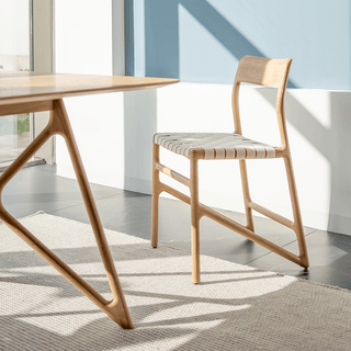 GAZZDA TINK DINING TABLE NATURAL OAK 240 x 90 - DYKE & DEAN