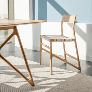 GAZZDA TINK DINING TABLE WHITE OAK 240 x 90 - DYKE & DEAN