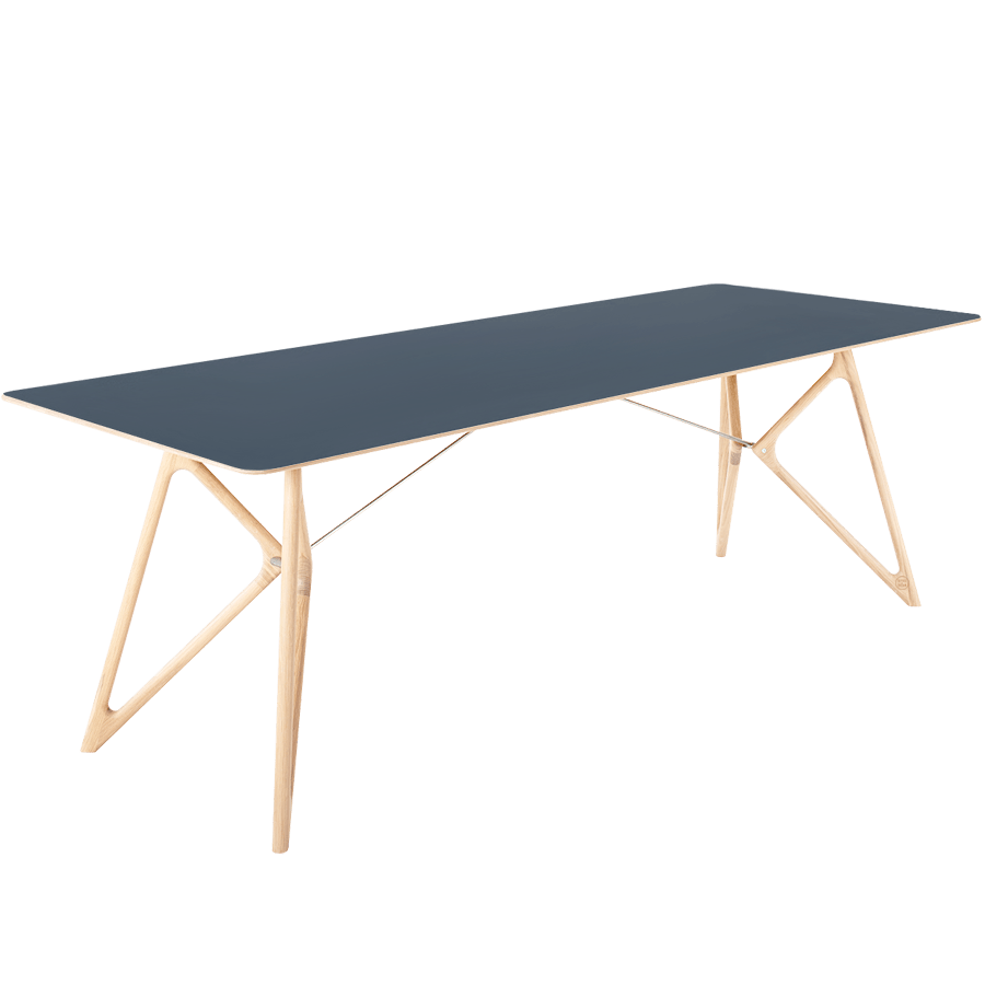 GAZZDA TINK DINING TABLE WHITE OAK 240 x 90 - DYKE & DEAN