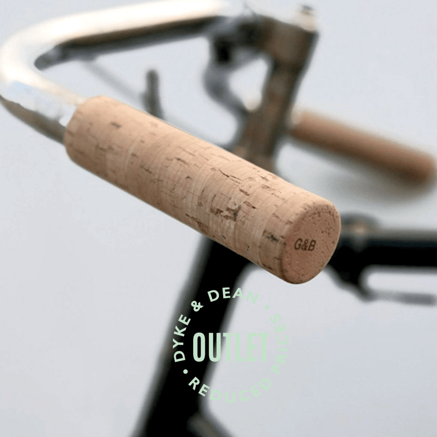 GREEN AND BLUE CORK BICYCLE HANDLE BAR GRIPS OUTLET - DYKE & DEAN