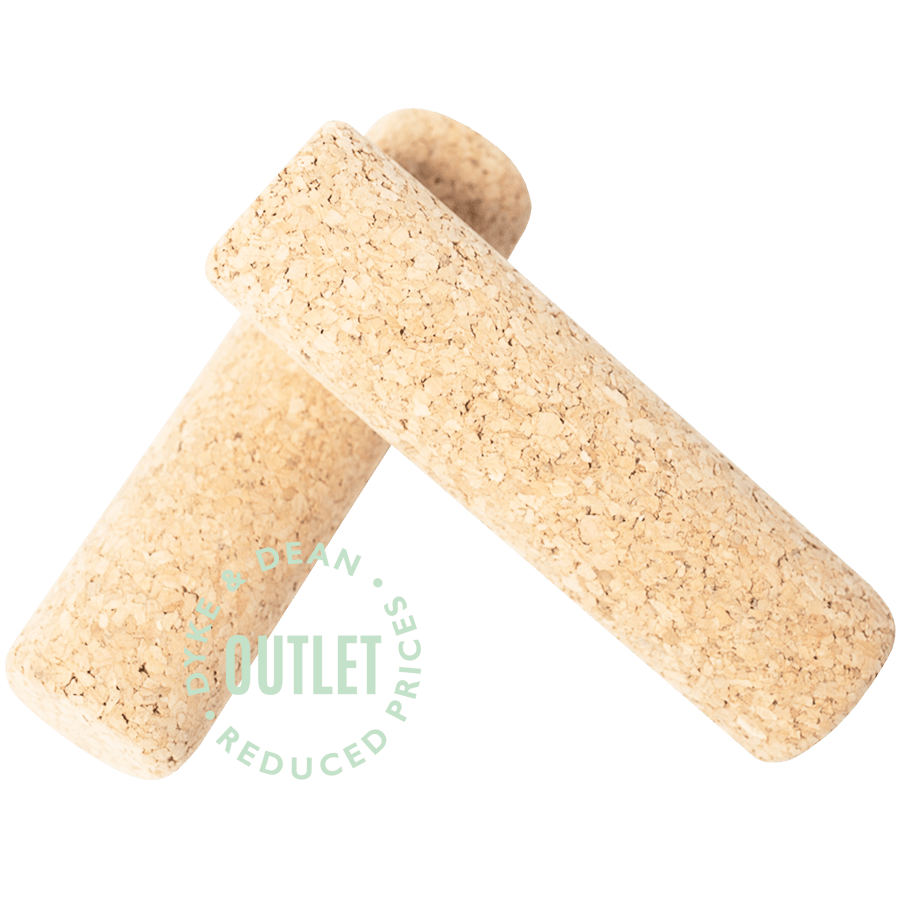 GREEN AND BLUE CORK BICYCLE HANDLE BAR GRIPS OUTLET - DYKE & DEAN