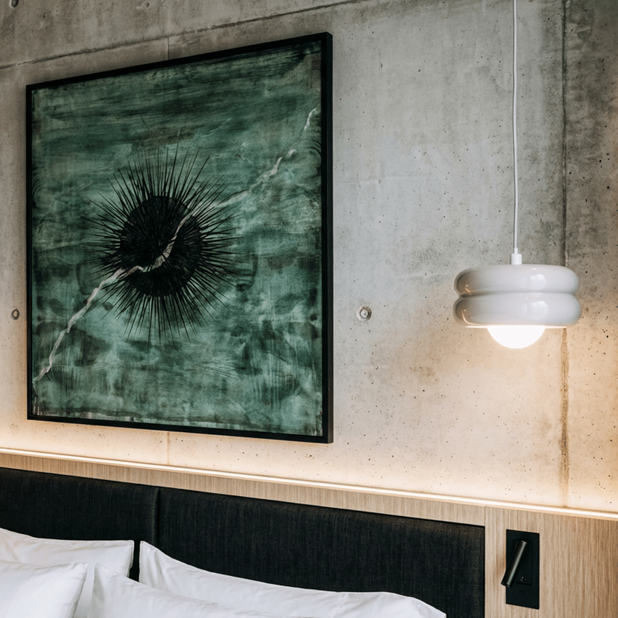 GREY ORBIT GLASS GLOBE PENDANT LIGHT - DYKE & DEAN