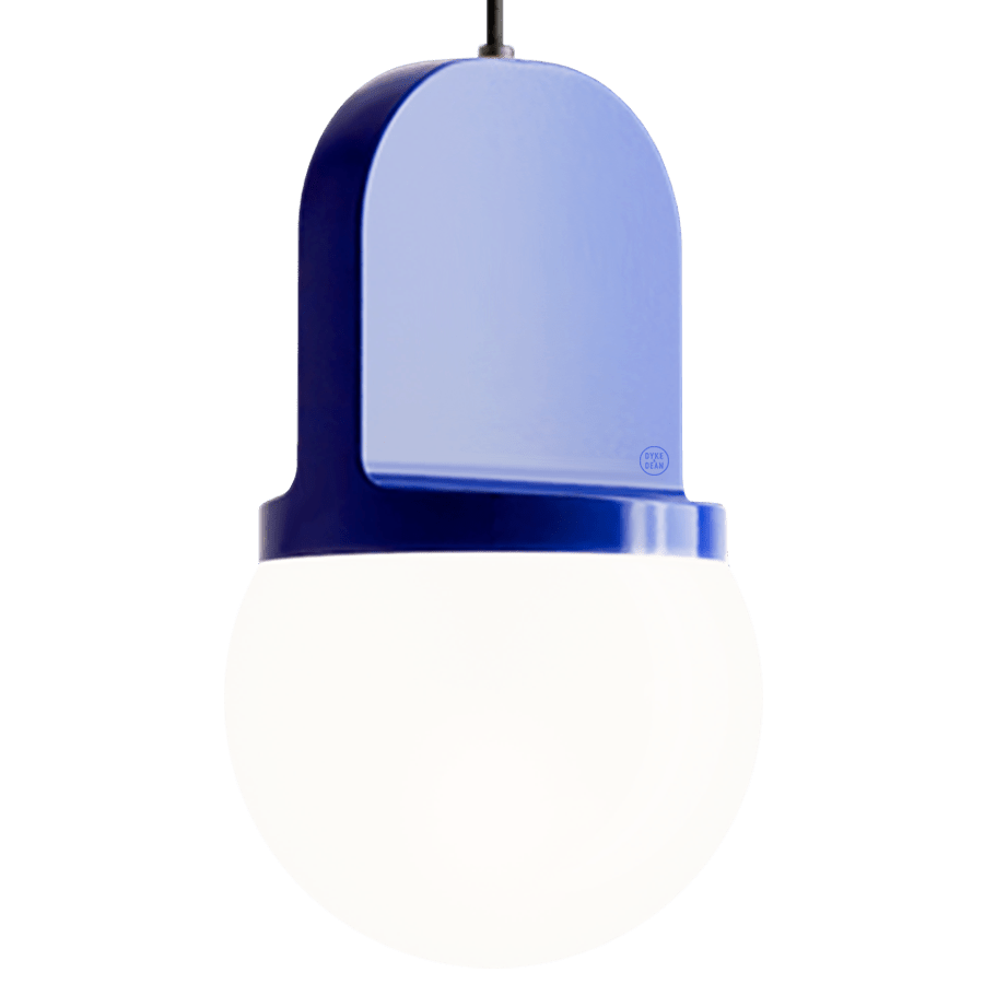 HABEA CERAMIC PENDANT LIGHT OPAL GLASS - DYKE & DEAN