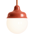 HANGING PENDANT GLOBE LIGHT RED - DYKE & DEAN