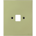 KATY PATY PORCELAIN PLATE PC/ USB WALL SOCKET MOSS GREEN - DYKE & DEAN