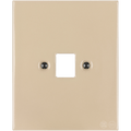 KATY PATY PORCELAIN PLATE PC/ USB WALL SOCKET SAND - DYKE & DEAN