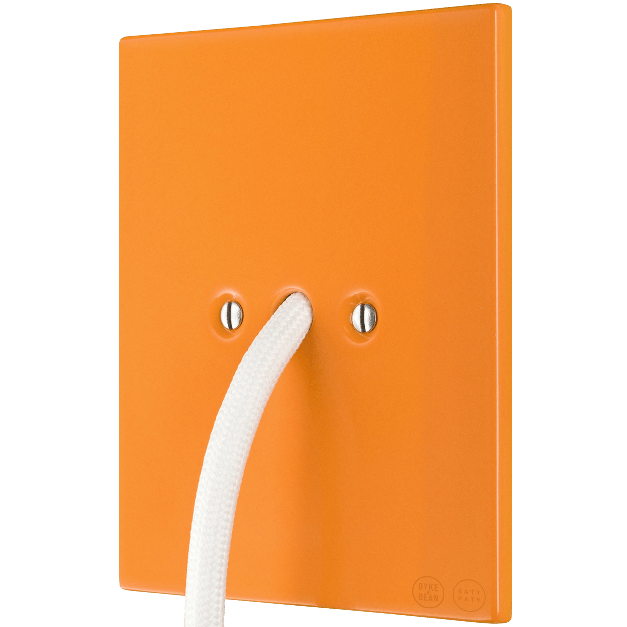 KATY PATY PORCELAIN PLATE WALL CABLE GLAND SOCKET CARROT - DYKE & DEAN