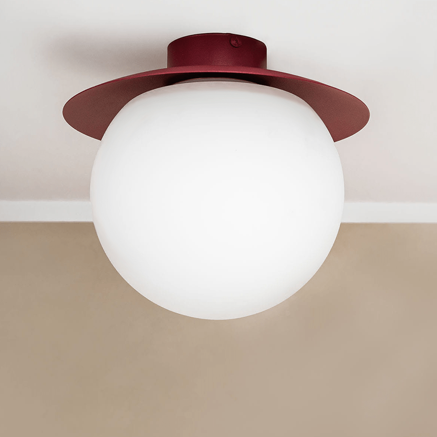 KUUL C WATERPROOF CEILING GLOBE LIGHT WHITE - DYKE & DEAN