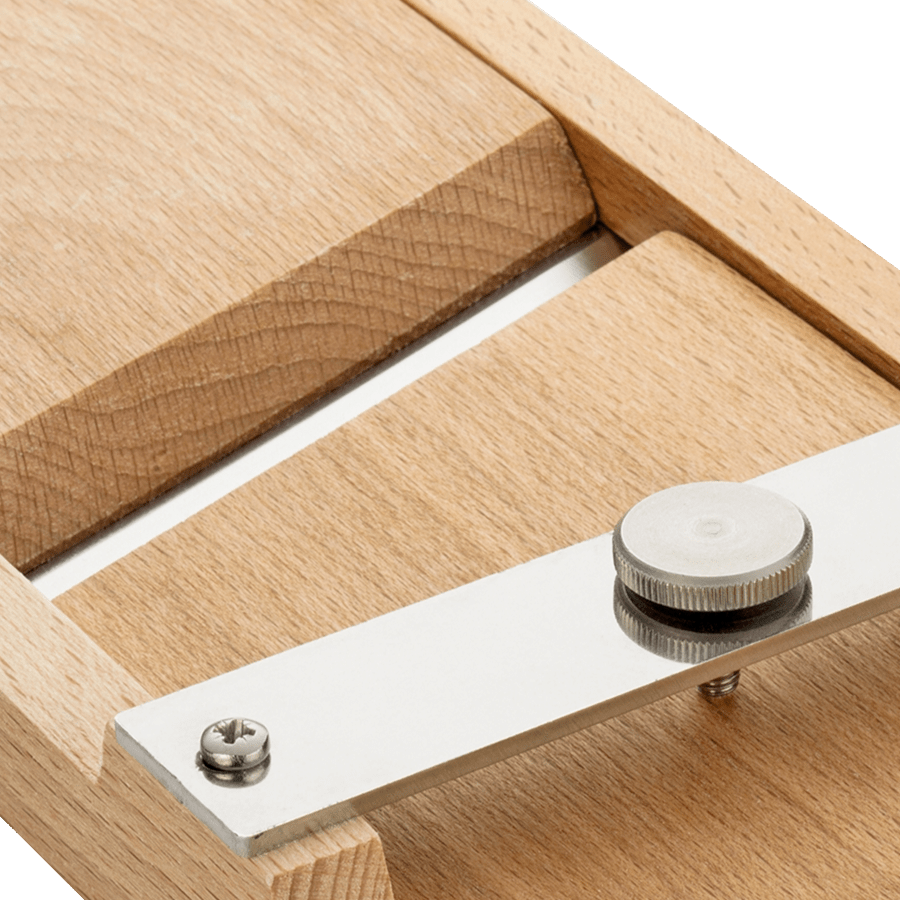 LA BONNE GRAINE WOODEN MANDOLIN KNIFE BLUE - DYKE & DEAN