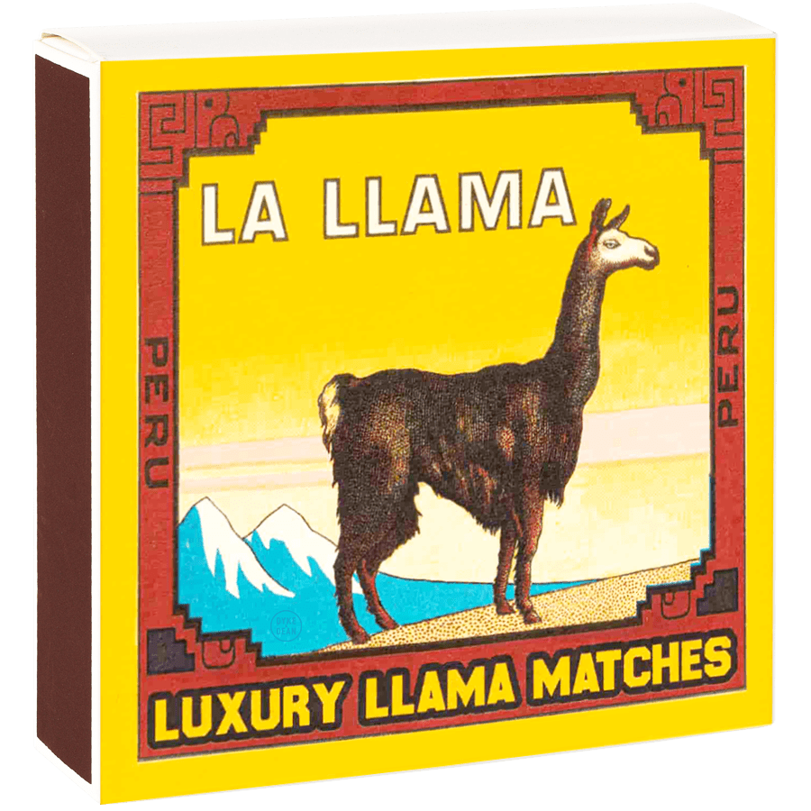 LA LLAMA LUXURY SAFETY MATCHES - DYKE & DEAN