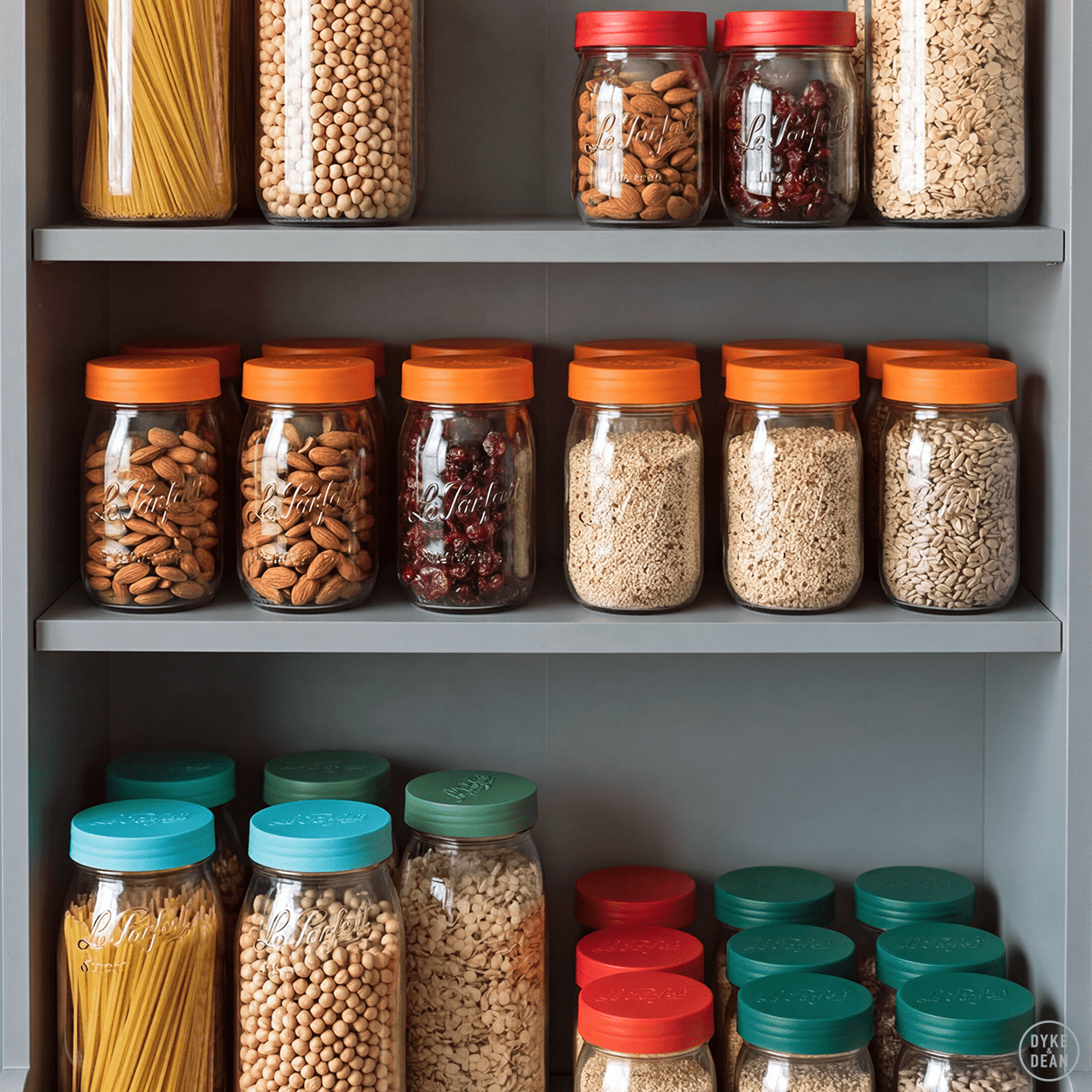 LE PARFAIT GREEN TOP JAR 1.0L - DYKE & DEAN