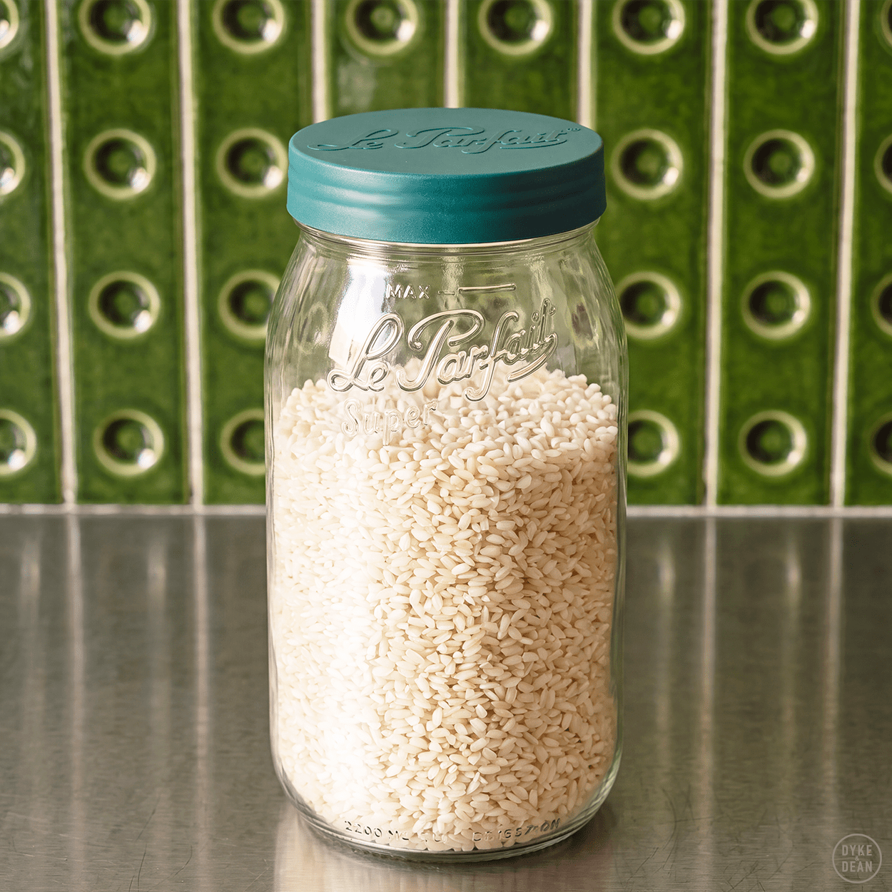 LE PARFAIT LIGHT GREEN TOP JAR 2.0L - DYKE & DEAN