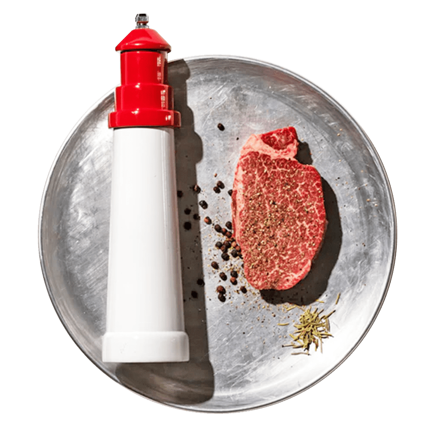LIGHTHOUSE SALT & PEPPER GRINDER RED - DYKE & DEAN