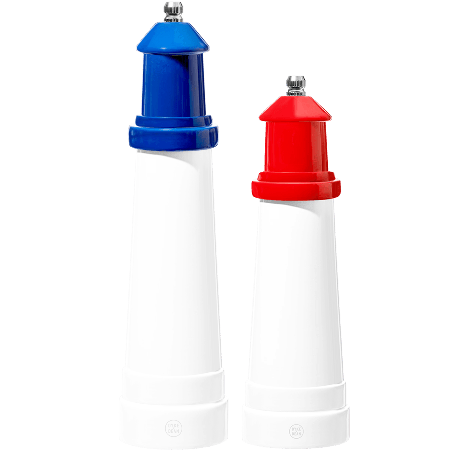LIGHTHOUSE SALT & PEPPER GRINDER SMALL RED - DYKE & DEAN