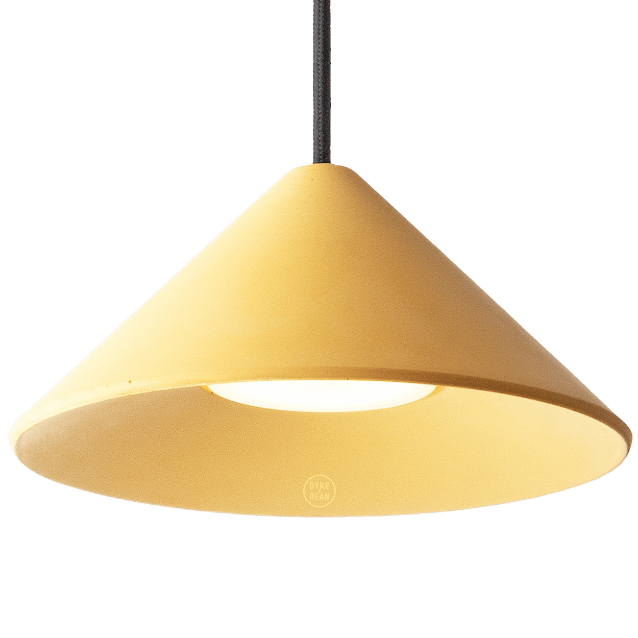LOLA CONCRETE PENDANT LIGHT SHADE - DYKE & DEAN