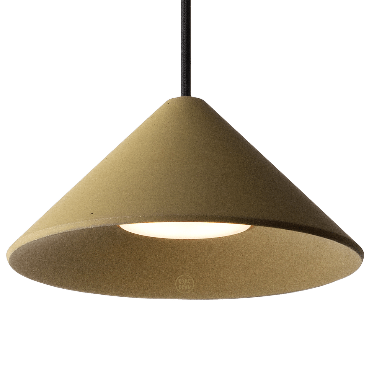 LOLA CONCRETE PENDANT LIGHT SHADE - DYKE & DEAN