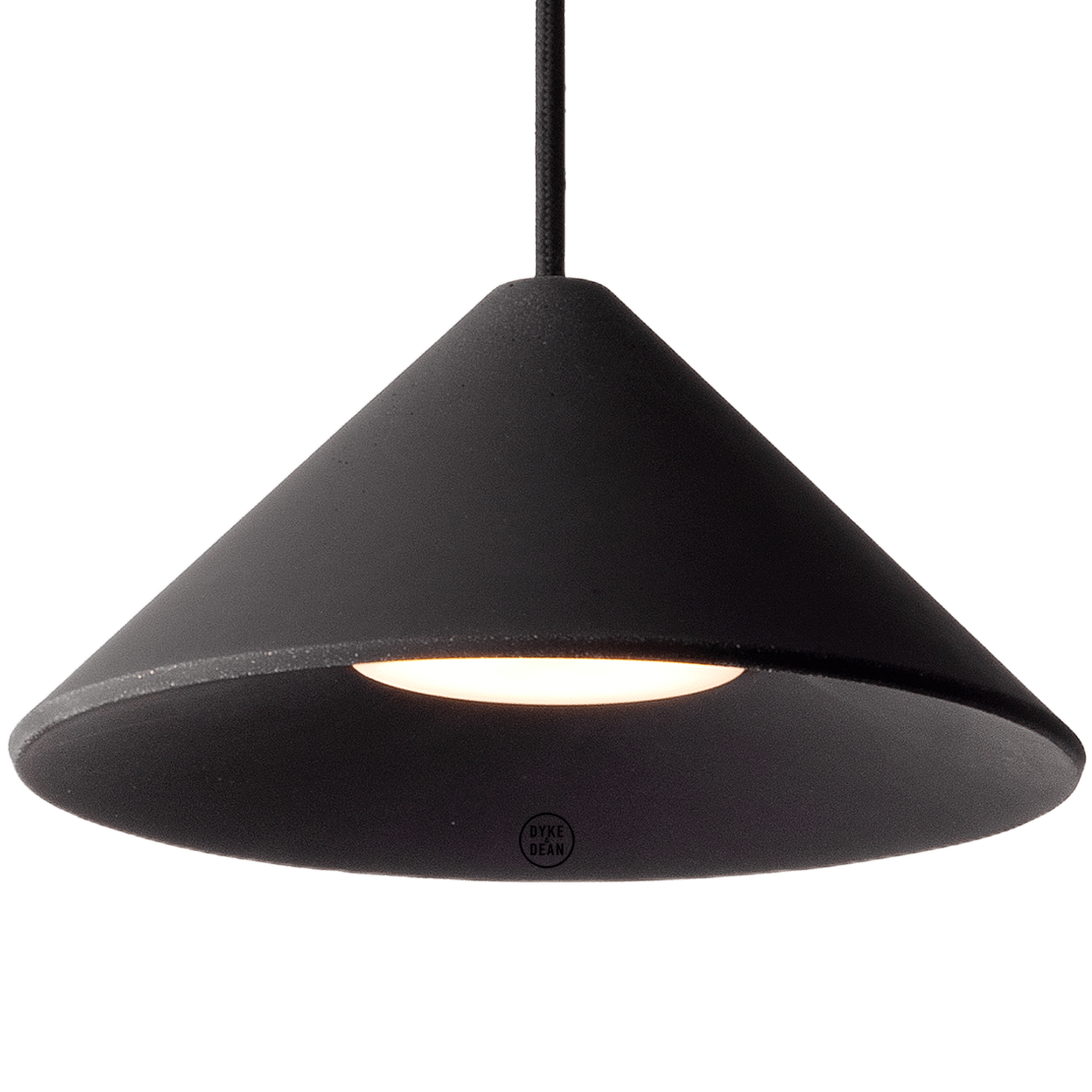 LOLA CONCRETE PENDANT LIGHT SHADE - DYKE & DEAN