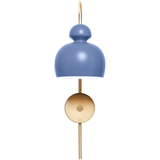 MOBO CERAMIC SWAN WALL LIGHT BRASS - DYKE & DEAN