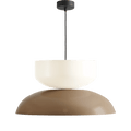 MODULAR PENDANT LIGHT BEIGE & CREAM - DYKE & DEAN