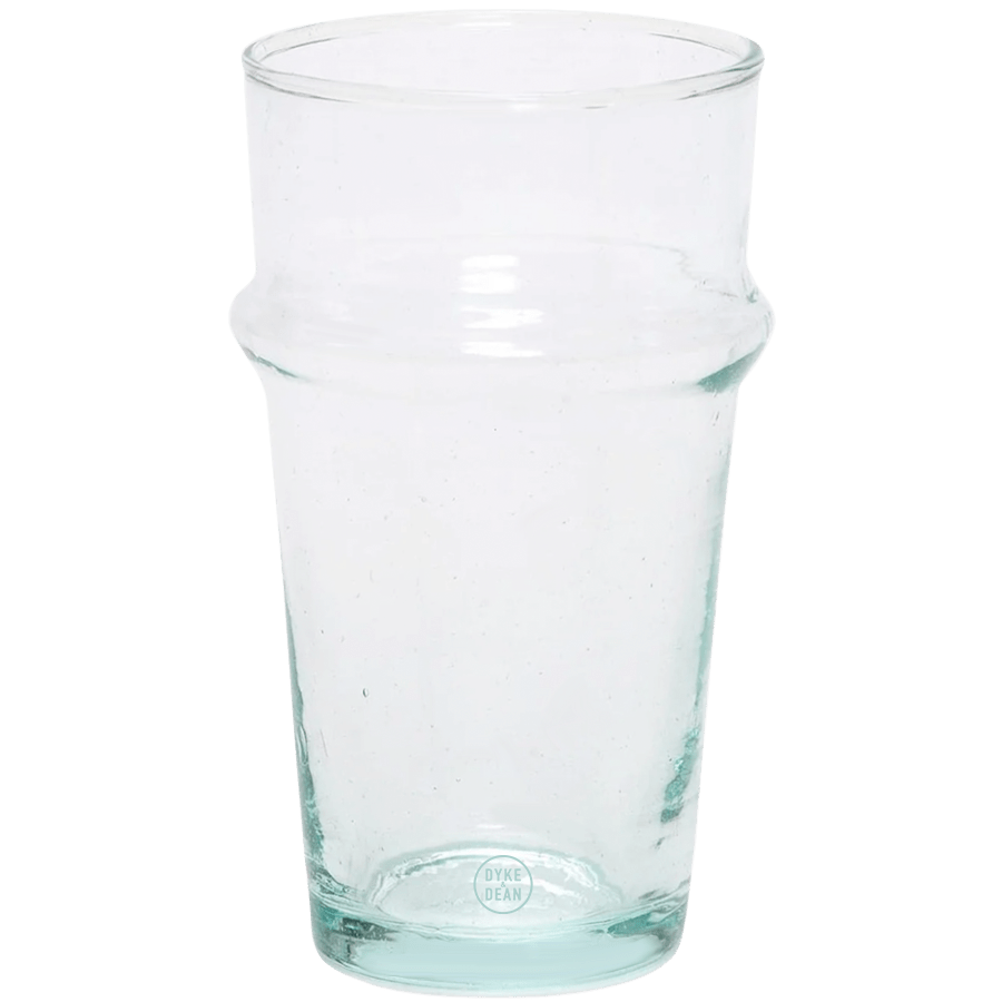 MOROCCAN SET OF 6 CLEAR GLASSES - DYKE & DEAN