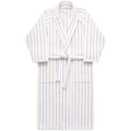 NARAM BATH ROBE MOONBEAM & ULTRAMARINE - DYKE & DEAN