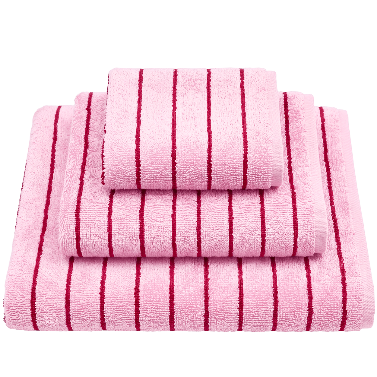 NARAM BATH TOWELS BABY PINK & SKI PATROL - DYKE & DEAN