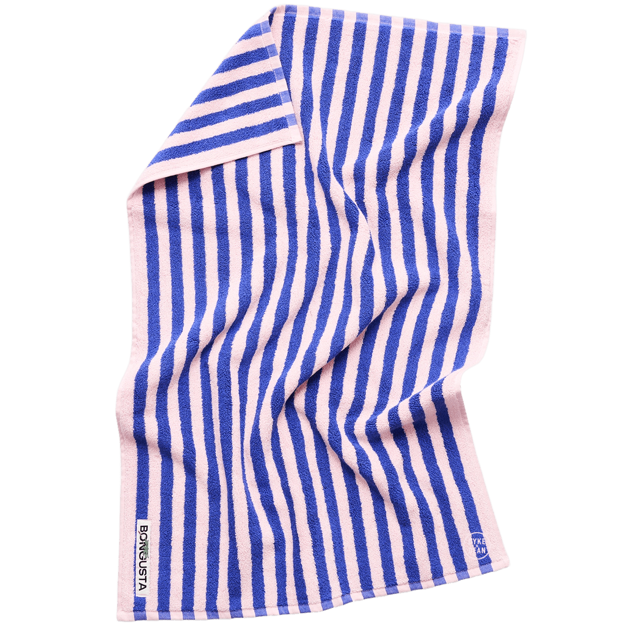 NARAM BATH TOWELS DAZZLING BLUE & ROSE - DYKE & DEAN