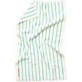 NARAM BATH TOWELS PURE WHITE & GRASS - DYKE & DEAN