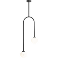 NAVE 2 GLOBE FIXED CEILING LIGHT BLACK - DYKE & DEAN