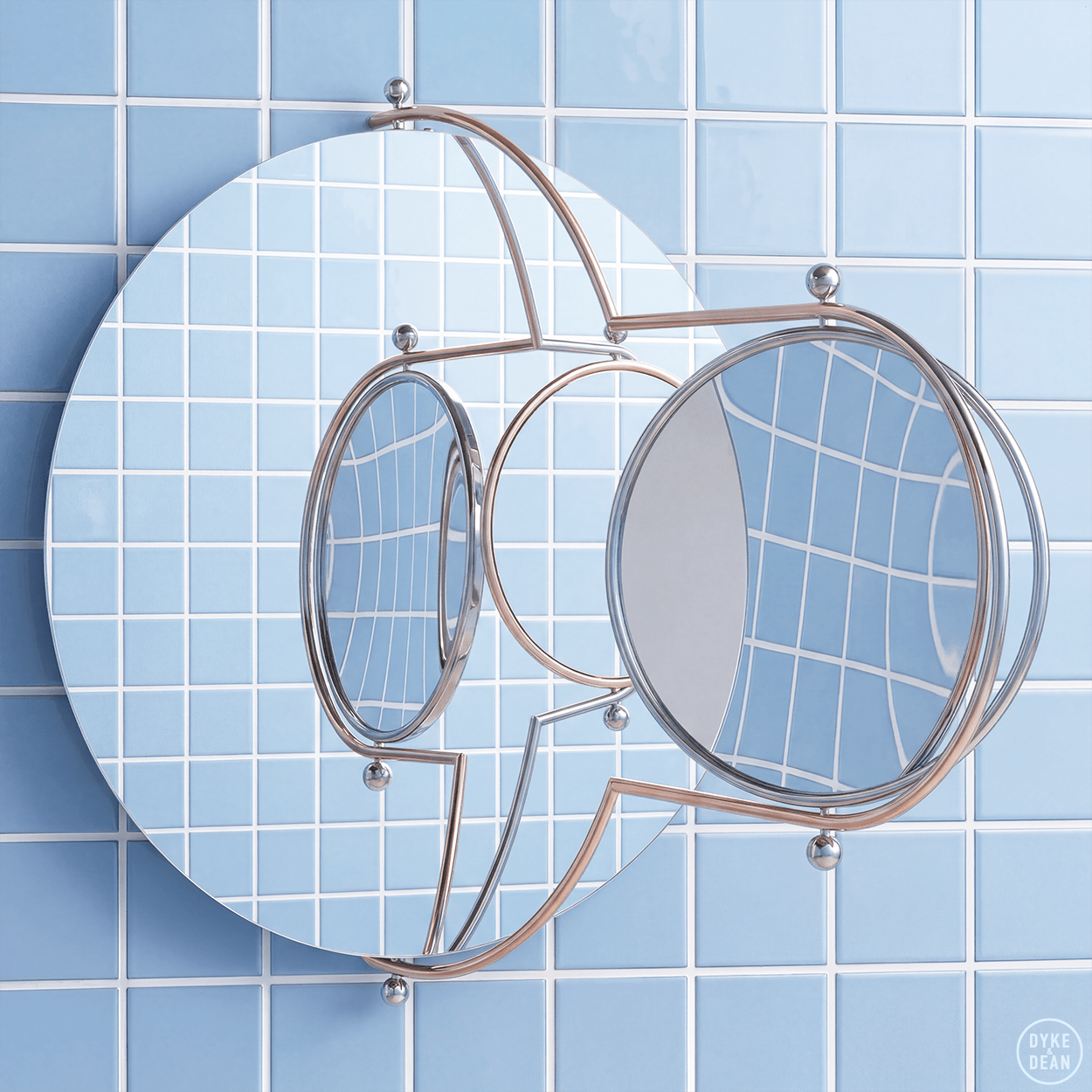 OMK ORBIT. 1965 MIRROR CHROME - DYKE & DEAN
