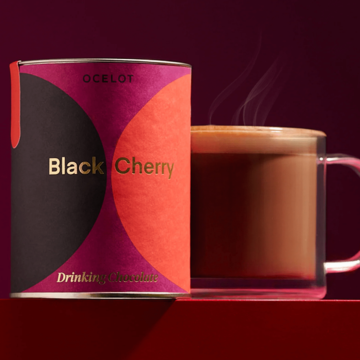 ORGANIC BLACK CHERRY DRINKING DARK CHOCOLATE - DYKE & DEAN